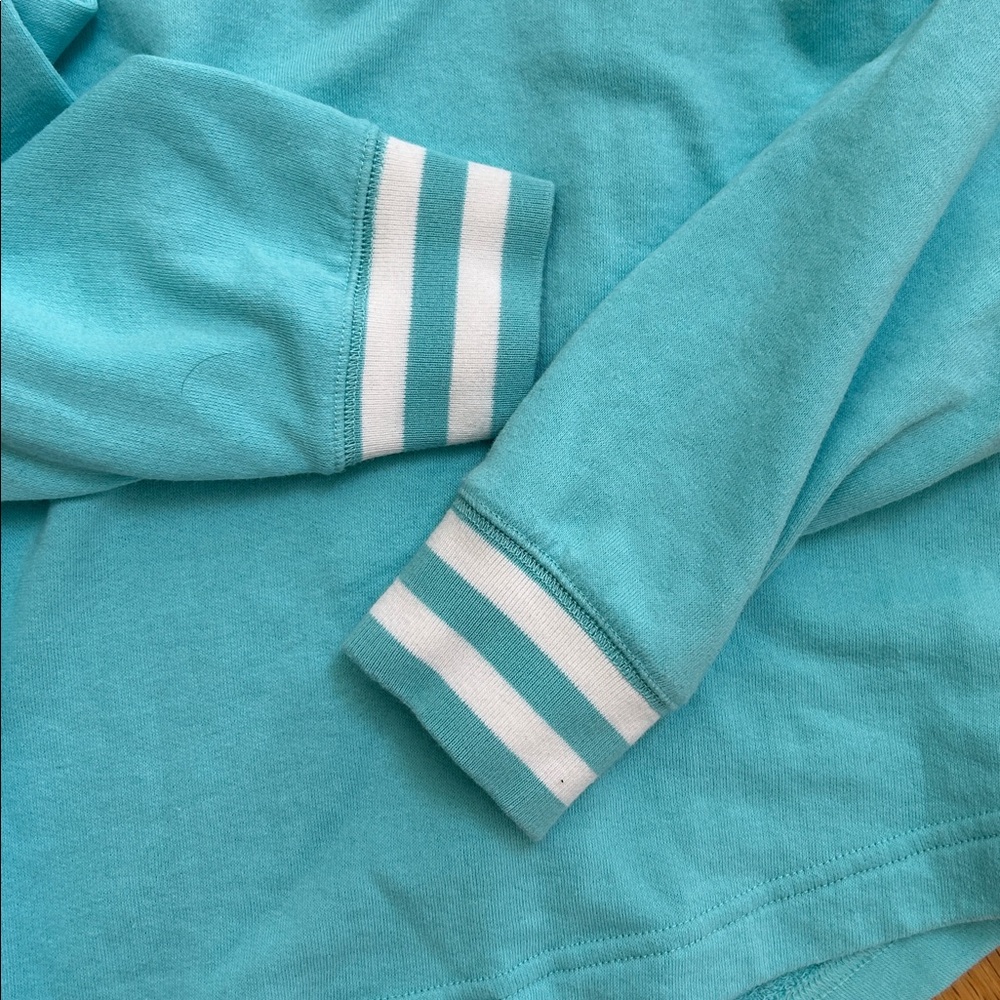 PINK Victoria's Secret Turquoise Hoodie - Picture 8 of 14